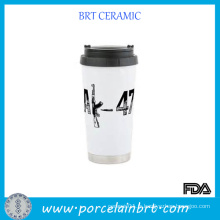 Ak-47 Pattern Ceramic Travel Mug